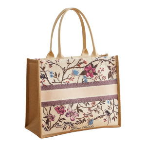 High Capacity Zippered Jute Bag