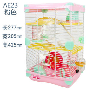 Three-layer Transparent Acrylic Hamster Cage Villa Jolly Pet Products Super Large Hamster Nest Small Pet Supplies Hamster Cage