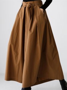 High Waist Wide Leg Pants Casual Style Cotton Material Simple Design for Women Size Plus Available in Japanese Fashion
