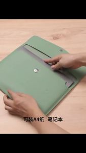 Leather Expanding Long File Folder Waterproof Wear-Resistant Envelope Files Organizer