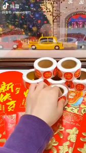 (K4449) Ready Stock❗️❗️❗️New Years Stickers (3 rolls of 1500 stickers) 现货❗❗❗新年贴纸 (3卷1500贴)