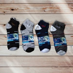 [3 PASANG] Kaos Kaki Sport Pendek Semata Kaki / Kaos Kaki Olahraga [MK TIRGE ECER]