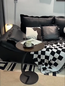 B-Home Nordic Style Round Coffee Table Side Table Livingroom Bedroom Sofa Desk Storage Rack Bedside Table Meja Bulat Meja Kopi 咖啡桌 G形茶几