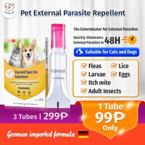 Cassiel Pet FIPRONIL Spot Flea & Tick Treatment for Dogs Repellent Anti-Flea Anti-Itching 0.67ml