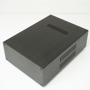 All Aluminum Black DIY Computer Case HiFi Amplifier Front Panel Power Supply Separate Body for Audio Video Appliances Accessories