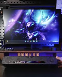 ลำโพง ซาวด์บาร์ คอมพิวเตอร์และโน๊ตบุ๊ค มีบลูทูธ HP RGB Sound bar subwoofer with Bluetooth Function