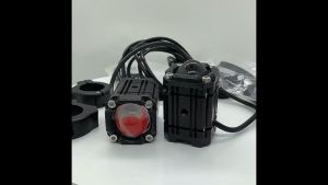 Nano ใหม่ ไฟหน้ามอเตอร์ไซค์ LED เลนส์โปรเจคเตอร์สามสี 12V/24V ไฟ LED ไฟหน้าเวฟ 110i