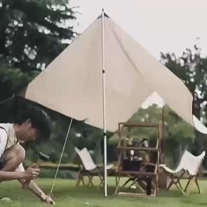 [CAMPINGGO]Adjustable 2.3M Tent Pole Flysheet Extendable Tarp Pole Outdoor Aluminium Camping Awning Rod Batang Tiang 天幕杆