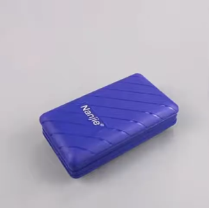 มีดโกนหนวดสำหรับผู้ชาย สเตนเลส ใบมีด 10 ชิ้น พร้อมกล่องเก็บ