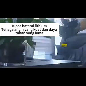 Kipas Besi Kipas Darurat 8 Inci Kipas Mini Kipas Portabel Pengisi Daya Soket Baterai Makita Baterai Lithium Berkemah