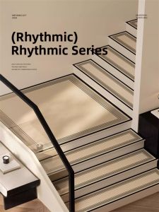 Modern Simplicity Leather Stairway Mat Villa Double-storey Home Use Anti-slip Foot Pad Can Be Cut to Size Non-slip Floor Mat