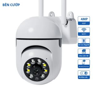 BESDER 4MP Không Dây PTZ Camera An Ninh Wifi Ngoài Trời 3MP IP Theo Dõi Con Người Âm Thanh Hai Chiều Tầm Nhìn Ban Đêm Ứng Dụng ICSee Tương Thích