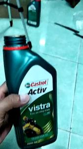 (Giá KM) Bình 1L Dầu nhớt cao cấp cho xe số Castrol Vistra 20W50 1000ml