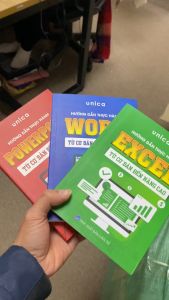 Combo 3 Sách Word - Excel - Powerpoint Ứng Dụng Văn Phòng Unica Từ Cơ Bản Đến Nâng Cao Kèm Khoá Học Online