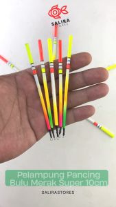 Pelampung Pancing BULU MERAK 10CM Premium Grosir