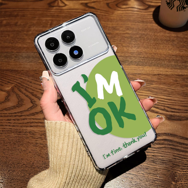 Creative Funny Transparent Phone Case for Xiaomi Redmi K80 K70e K60 K50 K40 Note13Pro+ Female New Model 12Turbo3 Advanced 11 Cartoon 10 Male