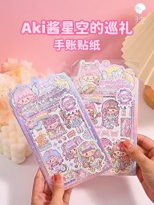 Stiker DIY Aki Stilker Mainan Edukasi Anak stiker alat tulis kartun anti air