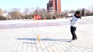 1.6 ม/1.8 ม/2.1 ม คันเบ็ดคาร์บอนไฟเบอร์ EVA ด้ามจับสบาย จับคันเบ็ดตกปลา คันเบ็ดตกปลาแบบยืดไสลด์ ง่ายต่อการพกพา