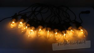 A60 WEATHERPROOF  LED FILAMENT BULB STRING LAMP WARM WHITE 3METER 10LEDS 小球装饰灯LAMPU HIASAN DEEPAVALI / HARI RAYA LIGHT