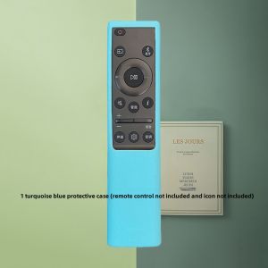 Silicone Protective Cover for Samsung Soundbar Voice Remote Control English Version Anti-Fall Cute Design Living Room Use
