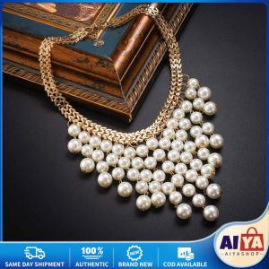 Multi-Purpose Collocation Handmade Simulation Pearl Sweater Necklace Ladies Wedding Banquet Jewelry Accessories