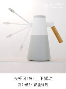 Sprinkling Can Watering Flowers For Home High Pressure Sprinkling Can Watering Pot Watering Wood Grain Gardening Disinfection Special Electric Sprayer