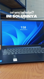 LAPTOP BARU MURAH LENOVO IDEAPAD 1I 14IGL7 INTEL CELERON N4020 - 4GB RAM - 256GB SSD - 14" - WINDOWS 11 ORIGINAL - SIAP PAKAI BEST SELLER