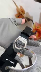 ของแท้ 💯% เข็มขัด COACH 83960 SIGNATURE BUCKLE BELT 25MM (SVFD7L)