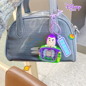 Disney | Genuine Cartoon Disney TV Keychain with Strawberry Bear Pendant Cute Mobile Bag Charm Small Gift Idea