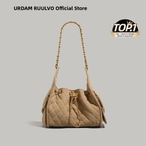 URCDN RDALVO | Luxury Designer Quilted Tote Bag for Shoulder and Hand Carry