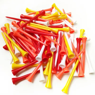 Plastic Multicolor Golf Tees 50 Pieces