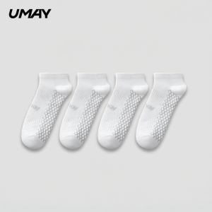 Umay(佑美) | Anti-Odor & Antibacterial Sports Socks White Mid-Calf Socks