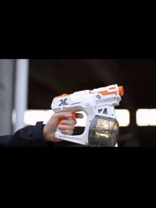 ปืนดูดน้ำอัตโนมัติ นาดใหญ่ ปืนดูดน้ำไฟฟ้าต่อเนื่อง เครื่องดนตรี ปืนฉีดน้ำ ระบบทำธุรกรรม ดิฉันเล่น สร้างเสียง หมดเสียง เปิดกล่าว ถุง การเล่นปืนน้ำสงกรานต์ น้ำมัน