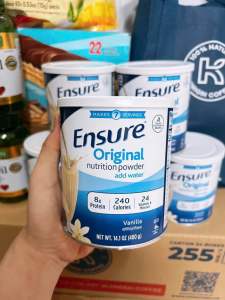 [ Date 11/2026 ] Hộp Sữa Bột Ensure Original Vani 400g Của Mỹ