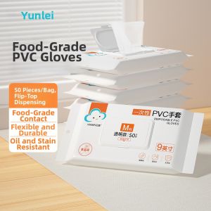 Yunlei | Kitchen Cleaning Durable Disposable PVC Gloves