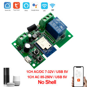 Tuya Smart Wifi Switch Module 5V 12V 24V 220V APP Remote Control Inching Self Locking Relay Voice Control Alexa Google Home