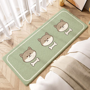 VIKAMA Hoạt Hình Thảm Ottoman Cho Phòng Ngủ Trẻ Em Giả Vải Cashmere Chống Trơn Trượt Chống Thấm Nước Nội Thất Trang Trí Nhà Thảm