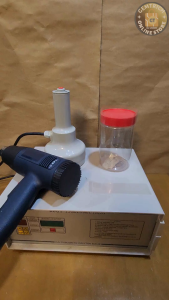 Shrink Wrap Plastic Packaging for Bottle Container Shrinkable Tape Cap Sealer for Plastic 125-375ml