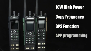 BAOFENG UV-32 GPS Walkie Talkie 10W Multi Band Bluetooth Programming Wireless Copy Frequency Tri Power Long Range 20KM Two Way Radio