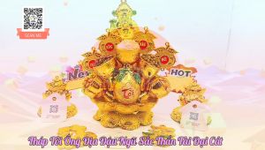 Tháp Tỏi Ông Địa Đậu Ngũ Sắc Thần Tài Đại Cát - TỎI CÁT TƯỜNG