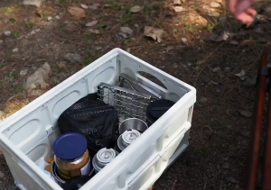 Giá Đỡ Bếp Ngoài Trời Mini – Phụ Kiện Cắm Trại Tiện Dụng Chống Gỉ Gấp Gọn Dễ Mang Theo