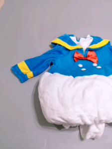 ชุดแฟนซีเด็ก เป็ดน้อยDonald Duck โดนัลดั๊ก (เซ็ต 4 ชิ้น ชุด หมวก กางเกงสีเหลือง เท้าเป็ด) (FANCY53)