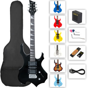 MLZH | Đàn Guitar Điện Khoá Đôi Dành Cho Người Mới Bắt Đầu 39 Inch