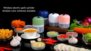 F&F: Mini blender 250ml /Garlic Chopper/Electric Food Processor/Meat Grinder / Pengisar Serbaguna