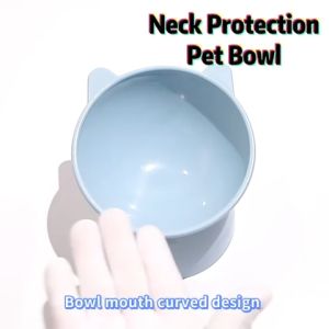 Tilt Tall Bowl Neck Protection Feeding Bowl Cat Dog Bowl Food Bowl Oblique Mouth Tilted Cat Food Feeding Bowl Large Capacity Cat Food Dog Food Bowl