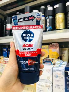 Sữa Rửa Mặt Cho Nam Nivea Men Ngăn Ngừa Mụn 100g Anti Acne Facial Foam