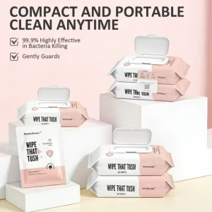 Stock Up Now: Wipe That Tush 10-Pack Wet Wipes | 99.9% Germ-Free Family-Sized Packs