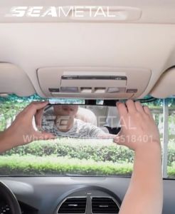 SEAMETAL Car Rearview Mirror Anti Glare Increase And Lengthen Wide Angle Convex Rearview Mirror Universal Car Interior