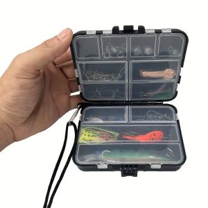 Hộp Đựng Dụng Cụ Câu Cá Bằng Nhựa PP Hộp Đựng Đồ Câu Cá Hộp Đựng Móc Câu Kìm Câu Cá Và Phụ Kiện Hộp Đựng Đồ Câu Cá Màu Đen