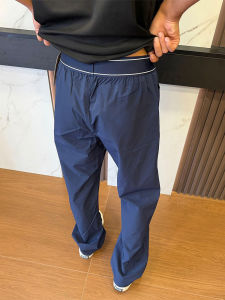 LIUBU | Quick-Drying Ice Silk Navy Pants for Men